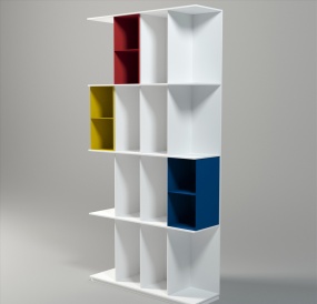 个性时尚展示柜模型设计